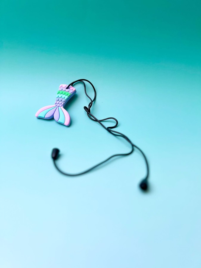 Gryzak terapeutyczny, antystresowy naszyjnik - Syrena / Jellystone