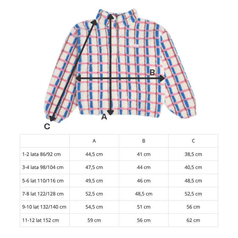 Kurtka wełniana merino bomber - ice blue / Happymess