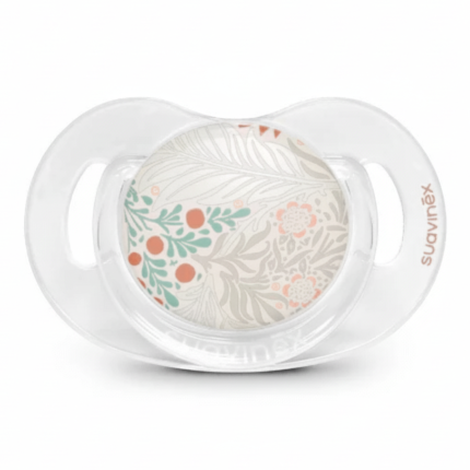 Smoczek fizjologiczny SX Pro Poetry silikonowy 18m+ beżowy / Suavinex