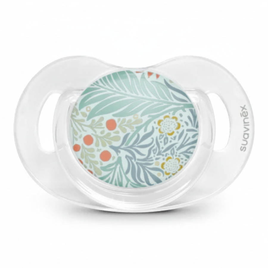 Smoczek fizjologiczny SX Pro Poetry silikonowy 18m+ niebieski / Suavinex