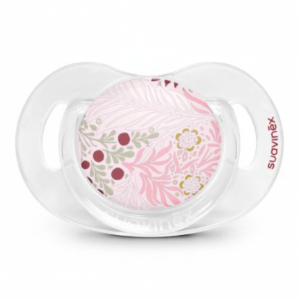Smoczek fizjologiczny SX Pro Poetry silikonowy 18m+ różowy / Suavinex