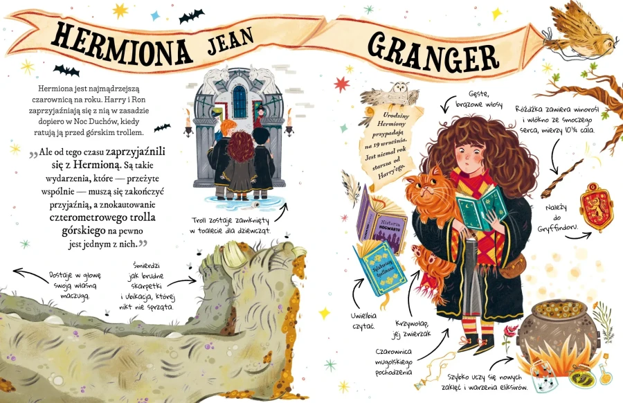 Mały potterownik. Hermiona Granger. Przewodnik po serii Harry Potter. / Media Rodzina