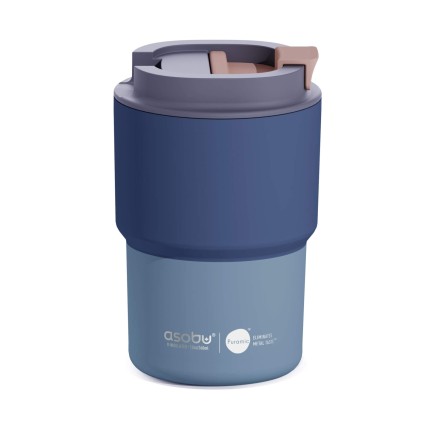Kubek termiczny Coffee Express, 360 ml - pastelowy niebieski / Asobu