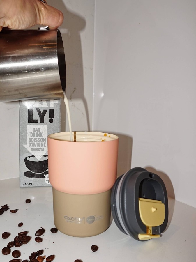 Kubek termiczny Coffee Express, 360 ml - pastelowy niebieski / Asobu