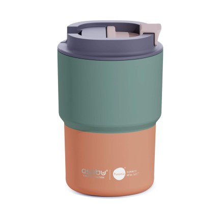 Kubek termiczny Coffee Express, 360 ml - pastelowy zielony / Asobu