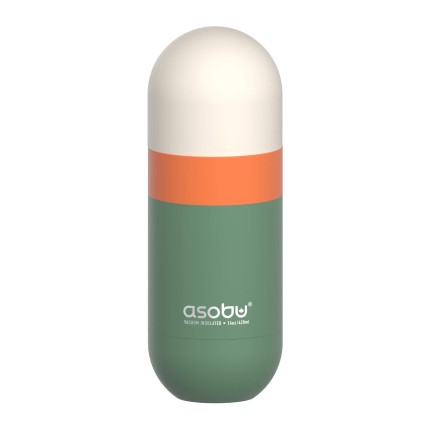 Butelka termiczna Orb, 420 ml - pastelowy zielony / Asobu