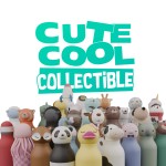 Butelka termiczna ze słomką Bestie, 460 ml - Koza / Asobu