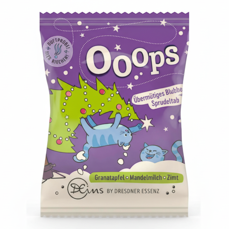 Musująca tabletka OOOPS, 35g  / Dresdner Essenz