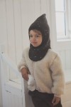 Kominiarka z gwiazdkami - dark brown melange / HUTTEliHUT