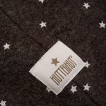 Kominiarka z gwiazdkami - dark brown melange / HUTTEliHUT