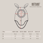 Kominiarka z serduszkami - sand melange / HUTTEliHUT