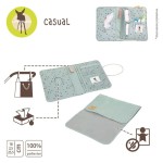 Etui-organizer na akcesoria do przewijania Floral mint / Lassig