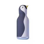 Butelka termiczna ze słomką Bestie, 460 ml - Pingwin / Asobu