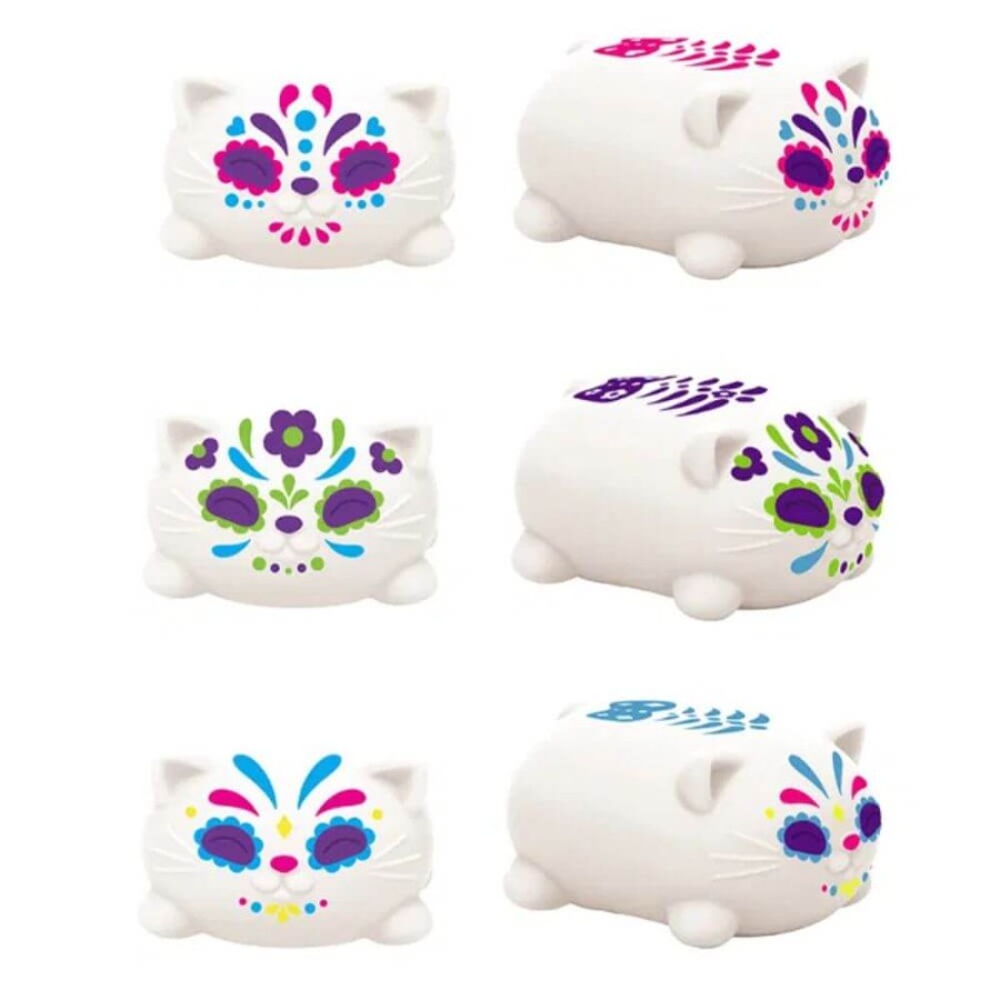 Gniotek sensoryczny Sugar Skull Cats - mix wzorów, 1 szt. / Schylling