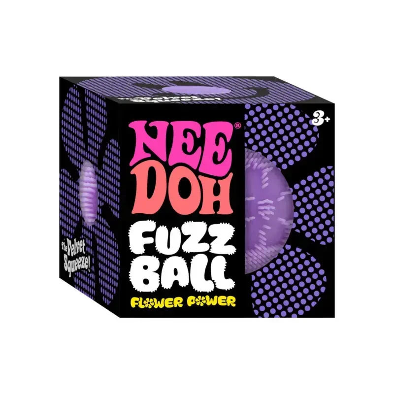 Sensoryczny gniotek Fuzz Ball Flower Power Needoh / Schylling