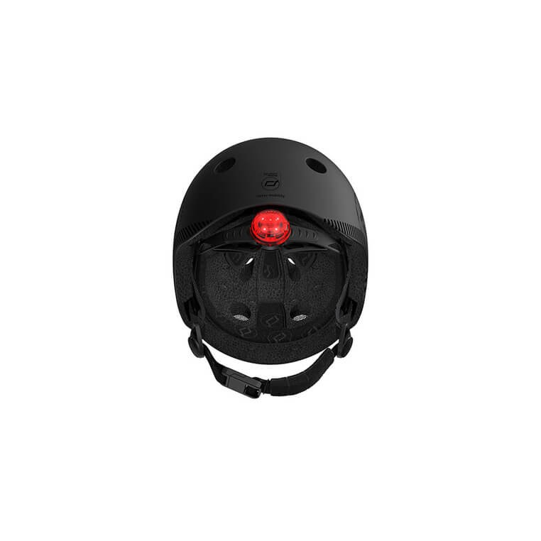 Kask M-L starszych dzieci i nastolatków Black / Scoot&Ride