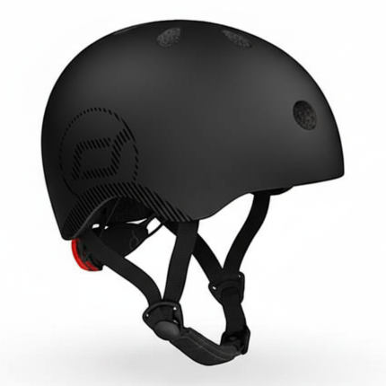 Kask M-L dla starszych dzieci i nastolatków Black / Scoot&Ride