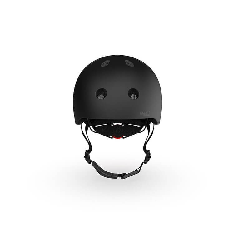 Kask M-L starszych dzieci i nastolatków Black / Scoot&Ride