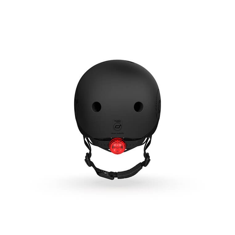 Kask M-L starszych dzieci i nastolatków Black / Scoot&Ride