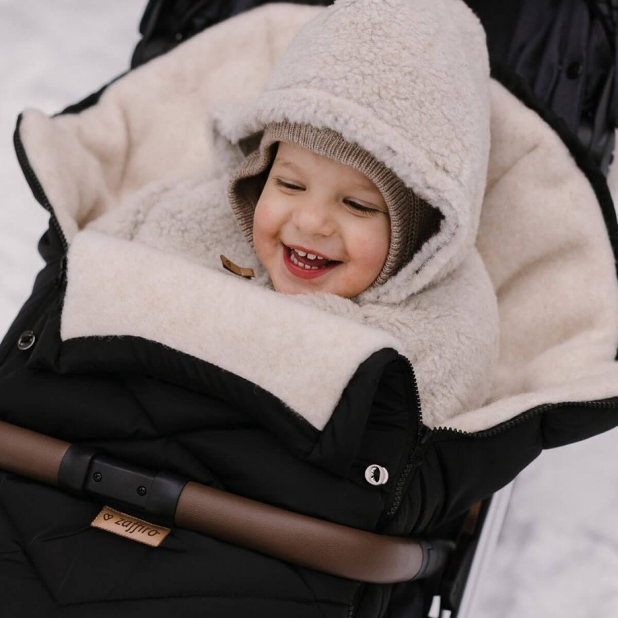 Regulowany śpiwór z torbą GrowUP Aspen 0-36m black / Zaffiro