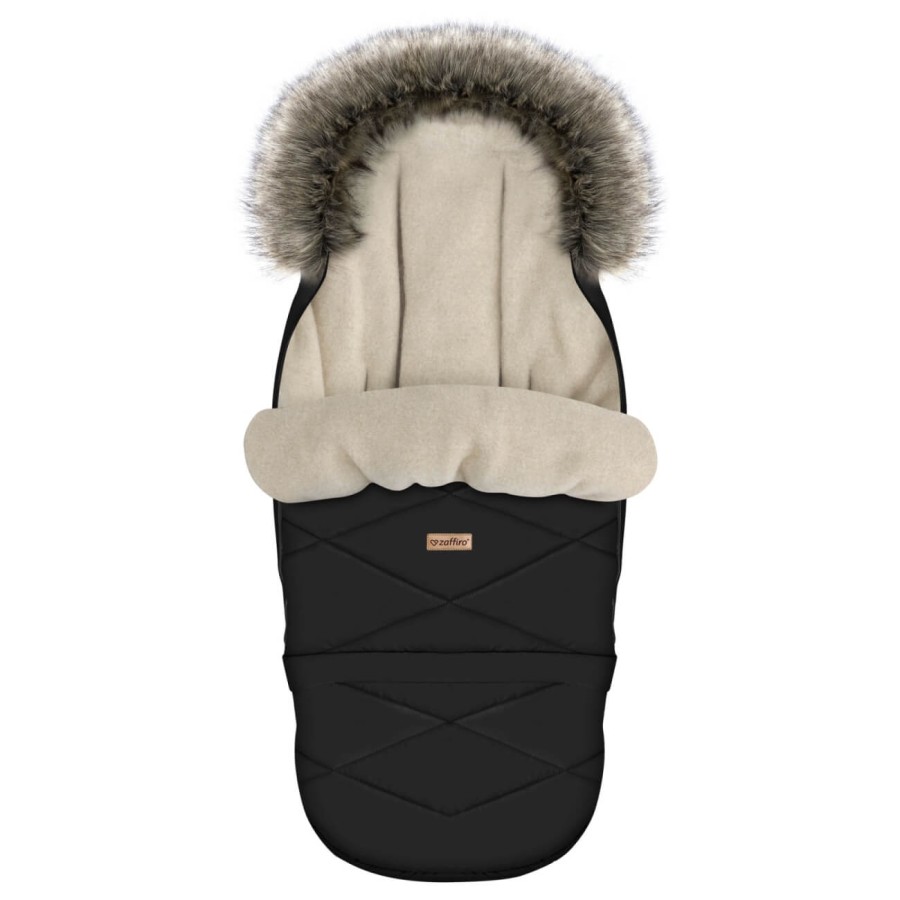 Regulowany śpiwór z torbą GrowUP Aspen 0-36m black / Zaffiro