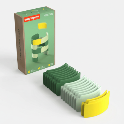 Tory do układania Arches - Starter Set, 18 el. / WayToPlay