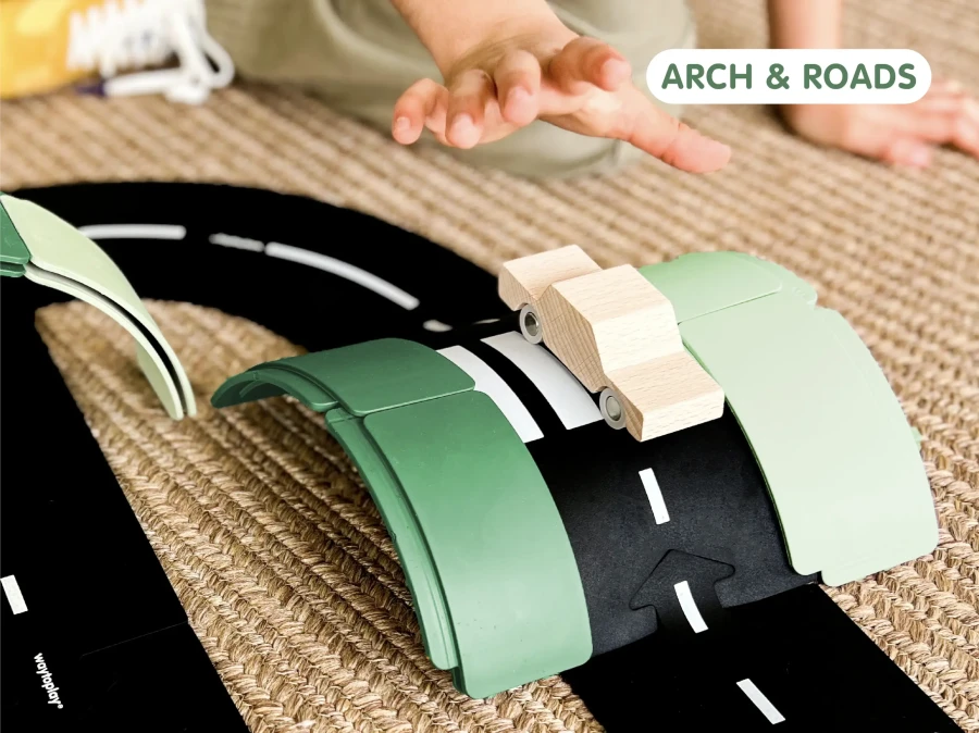 Tory do układania Arches - Builder Set, 54 el. / WayToPlay