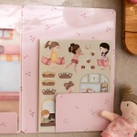 Książeczka z naklejkami Rosa na zakupach / Little Dutch