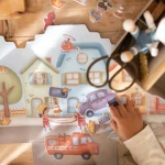 Naklejki wielokrotnego użytku Jim & Friends / Little Dutch