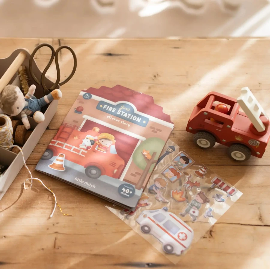 Naklejki wielokrotnego użytku Jim & Friends / Little Dutch