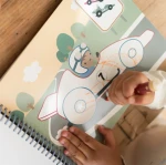 Kreatywny zeszyt z kredkami Jim & Friends / Little Dutch