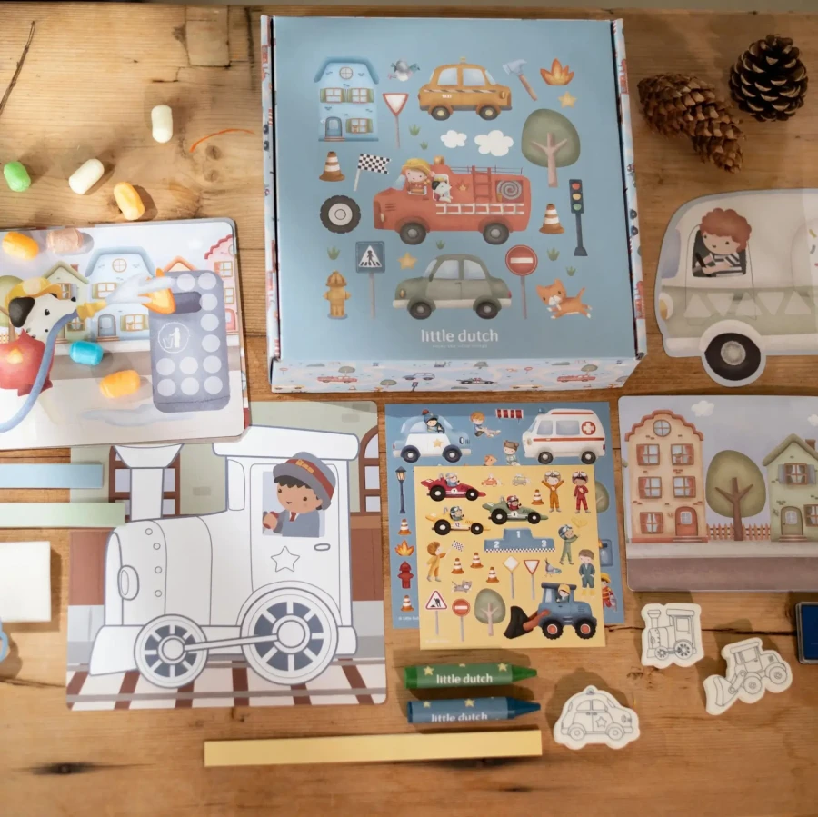 Kreatywne pudełko XL Jim & Friends / Little Dutch