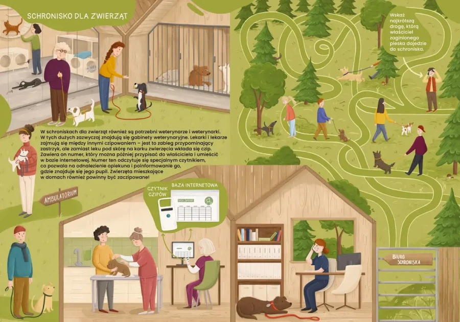 Ciekawe... Co robią weterynarze i weterynarki / Wydawnictwo Nasza Księgarnia