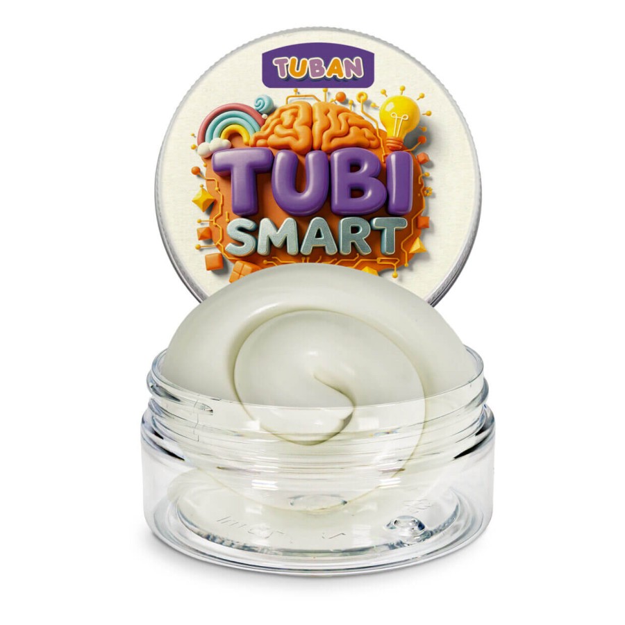 Plastelina Tubi Smart - GLOW, 50g / Tuban