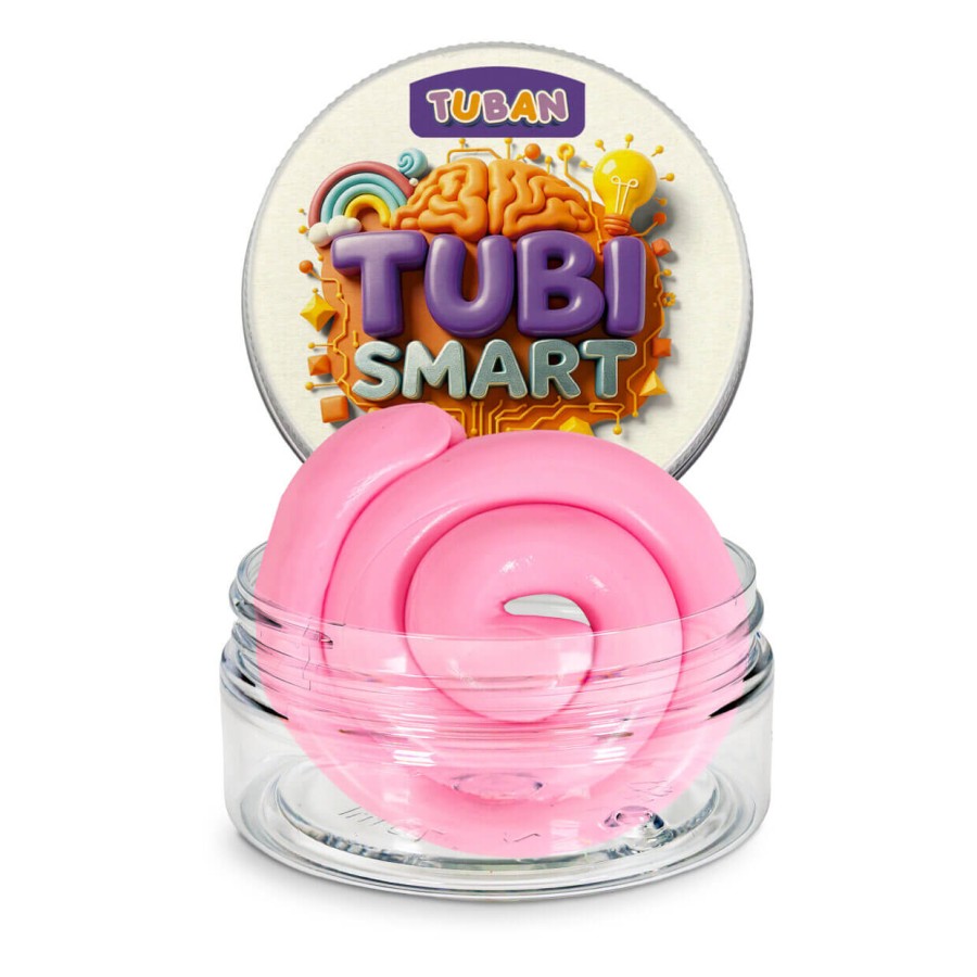 Plastelina Tubi Smart - MILKY PINK, 50g / Tuban