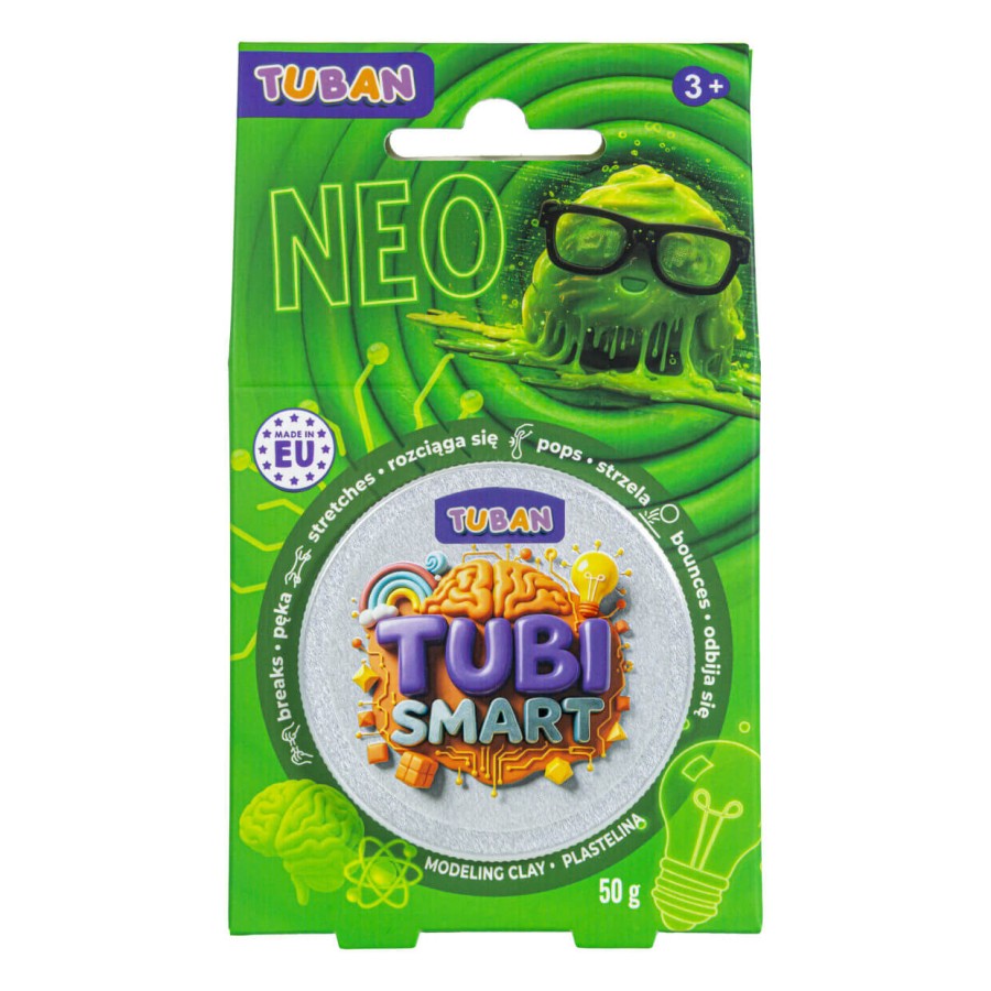 Plastelina Tubi Smart - NEO, 50g / Tuban