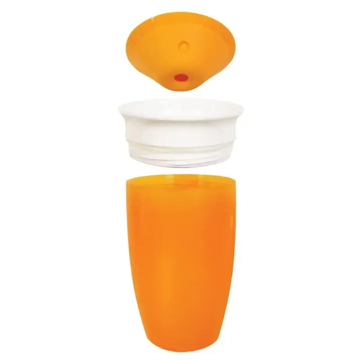 Kubek Miracle 360°, 296ml - pomarańczowy / Munchkin