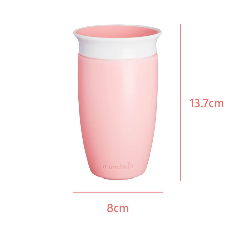 Kubek Miracle 360°, 296ml - różowy / Munchkin