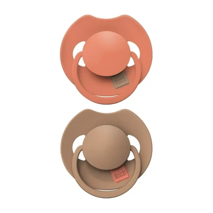 Smoczek silikonowy dynamiczny LOVI Prime, 2szt. - Granola, Orange / Lovi