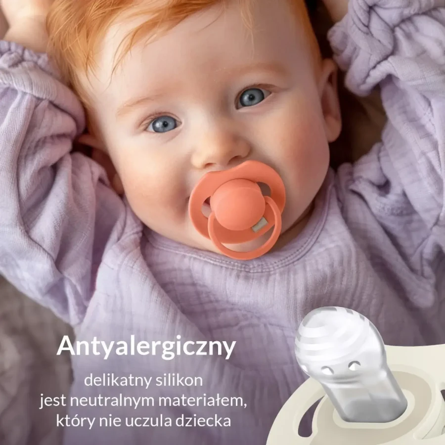 Smoczek silikonowy dynamiczny LOVI Prime, 2szt. - Baby Blue, Blue / Lovi