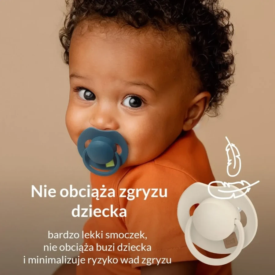 Smoczek silikonowy dynamiczny LOVI Prime, 2szt. - Baby Blue, Blue / Lovi