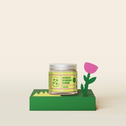 Naturalny dezodorant w kremie Leśna Róża z dodatkiem sody, 60 ml / Mydlarnia Cztery Szpaki
