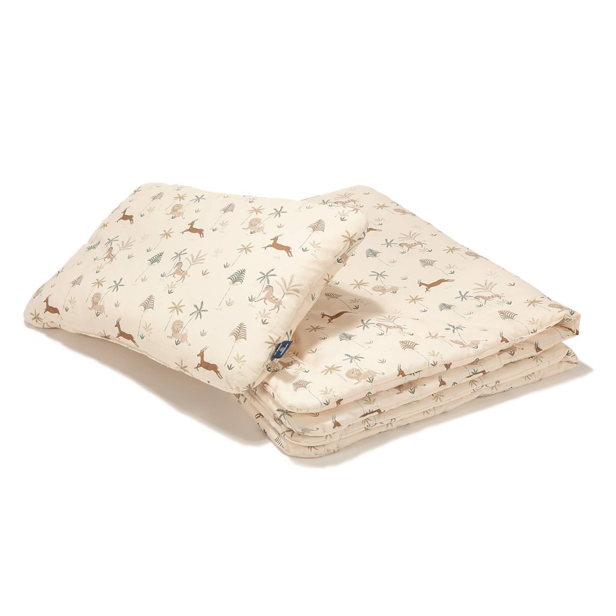 Komplet pościeli bawełnianej - LITTLE SAVANNAH La Millou x Dobreliski