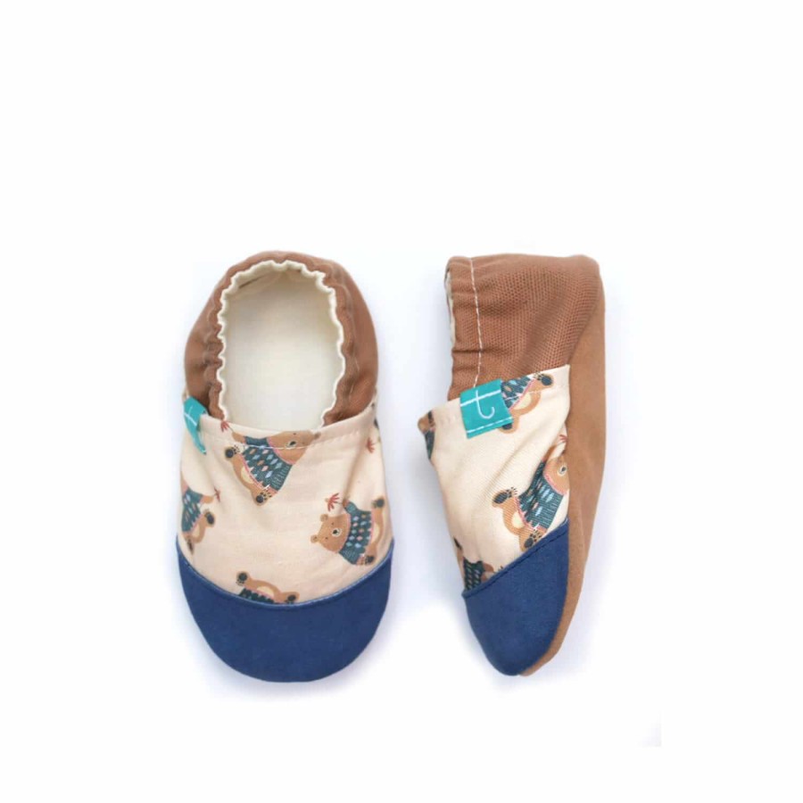 Kapcie do domu, żłobka, przedszkola - CUTE BEAR / TITOT