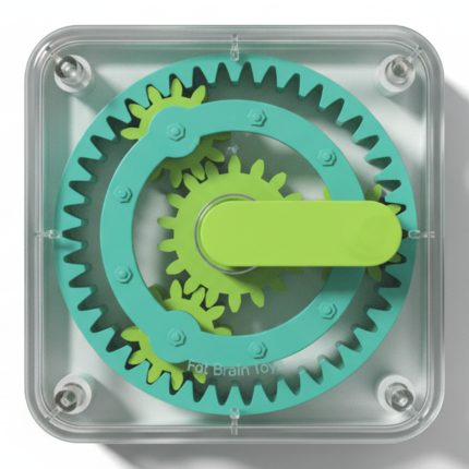 Sensoryczny Kwadrat. PlayTab. Koła Zębate / Fat Brain Toys