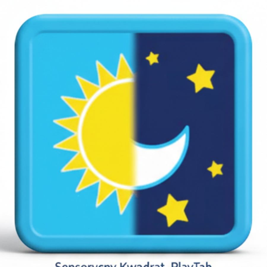 Sensoryczny Kwadrat. PlayTab. Słońce i Księżyc / Fat Brain Toys