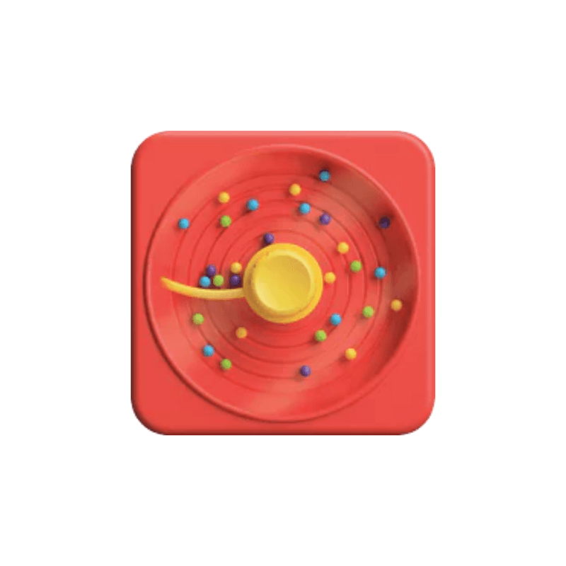 Sensoryczny Kwadrat. PlayTab. Zmiatacz Kulek / Fat Brain Toys