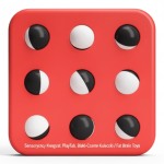 Sensoryczny Kwadrat. PlayTab. Biało-Czarne Kuleczki / Fat Brain Toys