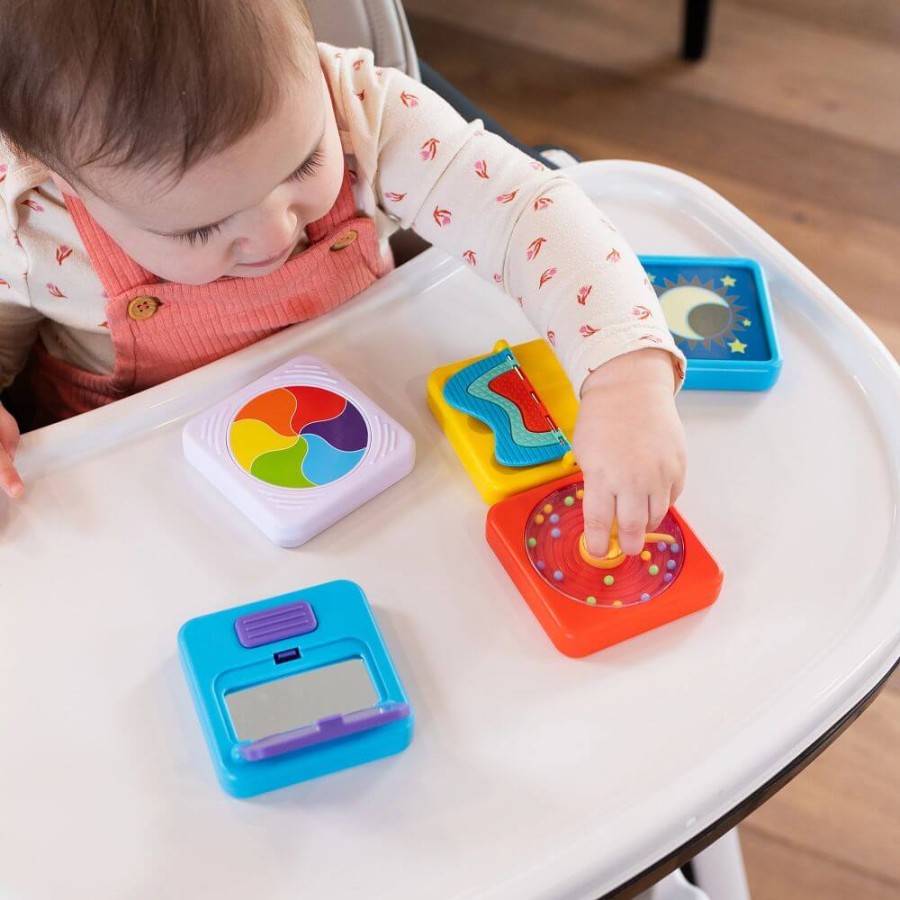 Sensoryczny Kwadrat. PlayTab. Tęczowe Kółeczko / Fat Brain Toys