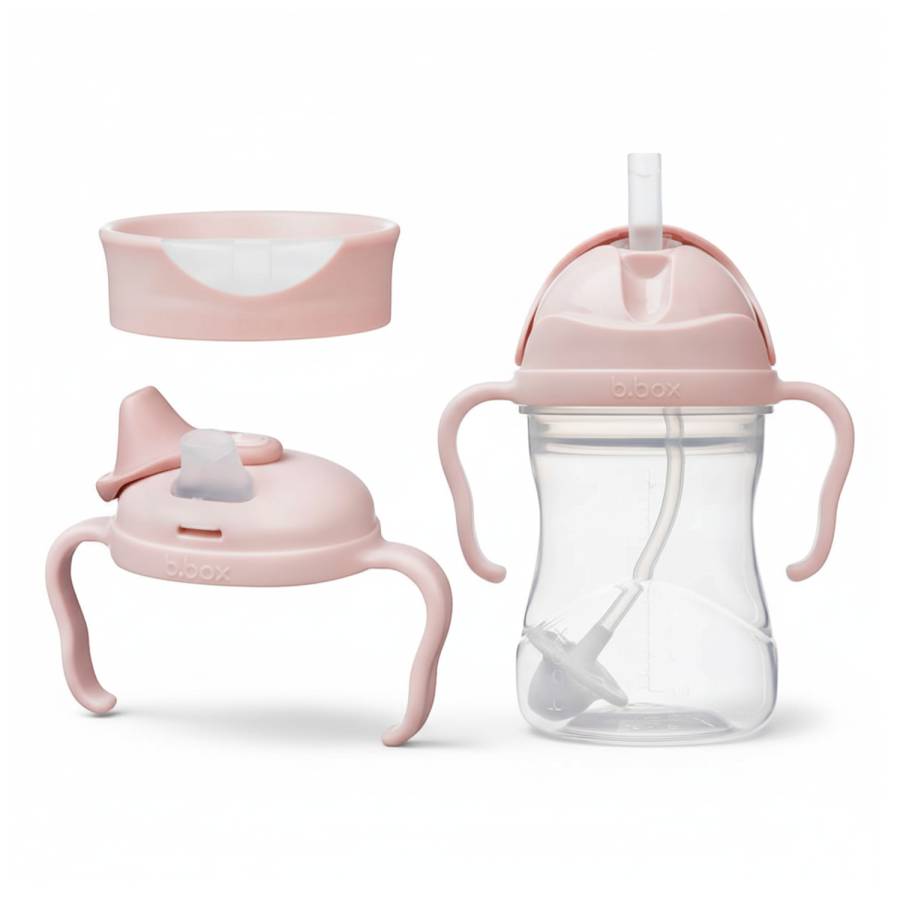 Zestaw 3w1 do nauki picia - Blush / b.box